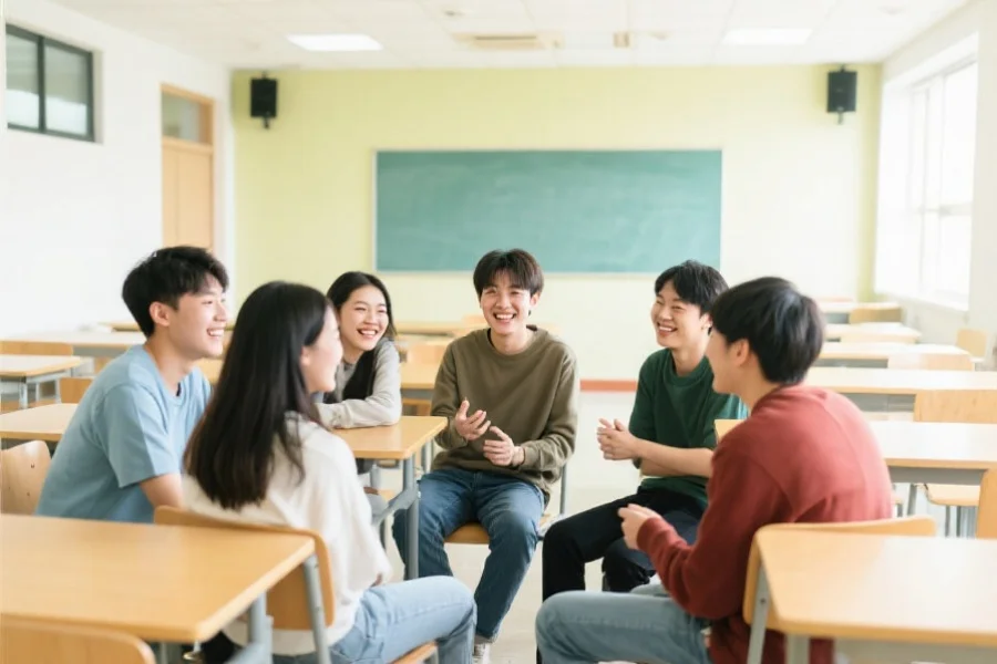 轻松愉快的团队氛围